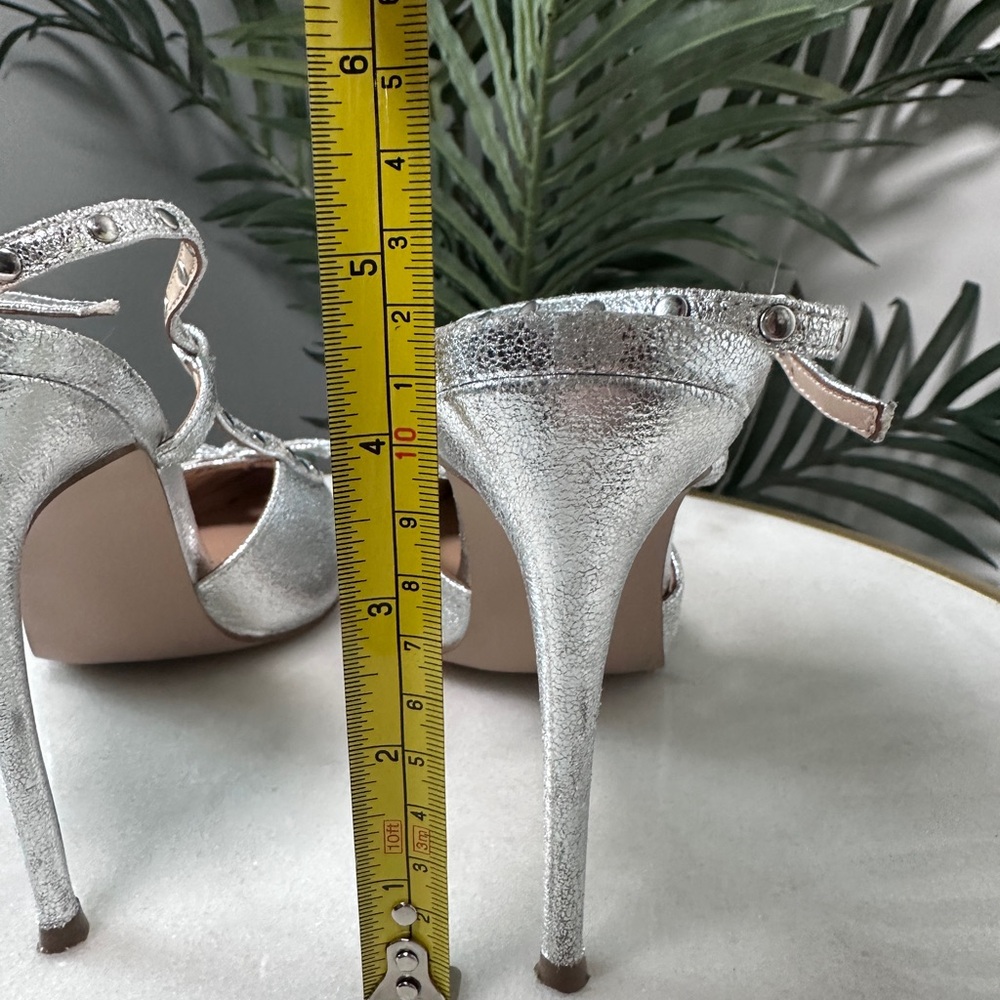 Steve Madden Women’s Silver Vivant Stiletto Corset Heels size 9 - Picture 6 of 9